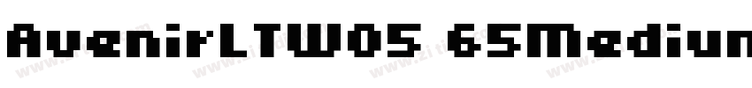 AvenirLTW05 65Medium字体转换